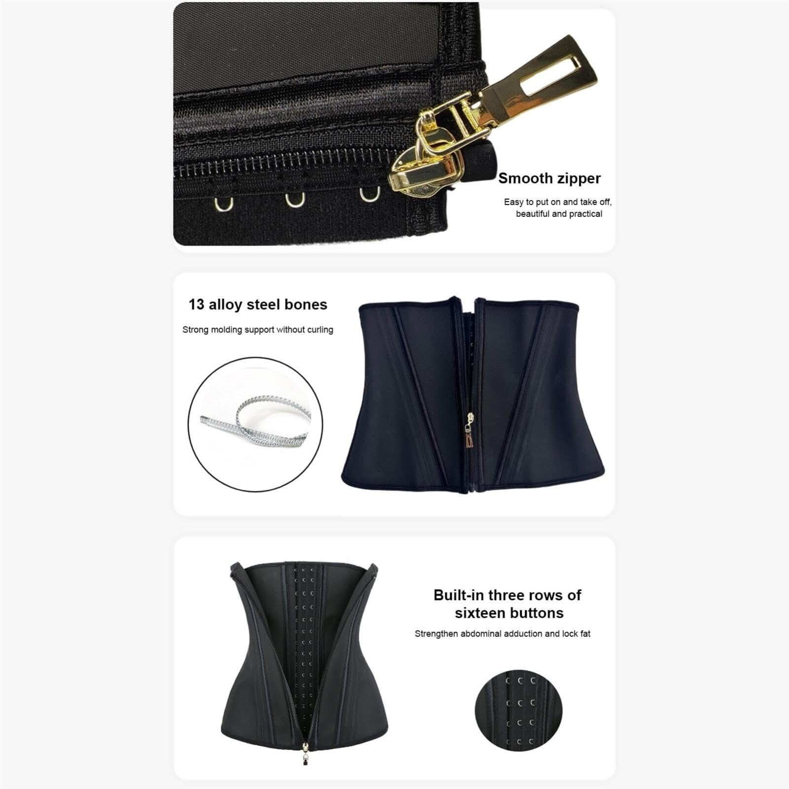 Ceinture De Sudation Abdominale Ceinture Abdominale Amincissante pour Le Ventre, Corset D'entraînement en Latex Élastique Entraîneur De Taille(Beige,XXL)