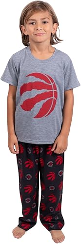 Ultra Game NBA - Pijama de 2 piezas para niños, conjunto de pantalón y camisa