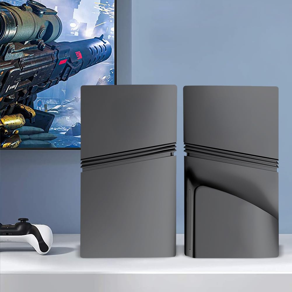 GETBSTOOP Coque de protection pour console Ps5 Pro version lecteur optique/version numérique, coque de remplacement pour plaque frontale rigide Ps5 Pro, accessoire de jeu, coque de protectio