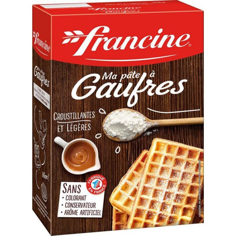 Francine Ma Pâte à Gaufres Croustillantes et Légères 350g (lot d