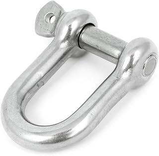 Aexit Stainless Steel Hood Scoops & Vents U Loop Pin Wire Rope Fastener 7.5mm Anchor Chain Hood Pins D Shackle