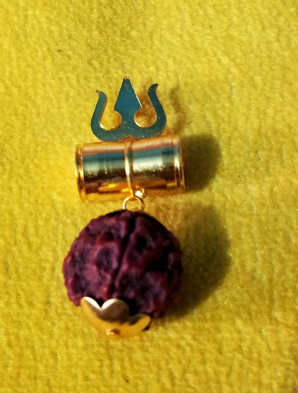 Lord Shiv Shakti RUDRAKSHA Pendant/with OPENABLE DAMRU, TRISHUL KAVACH /1 METRE RED Thread Free / 5 MUKHI RUDRAKSHA/Pendant for Women, Men/by NOHA MERCADO-image-42