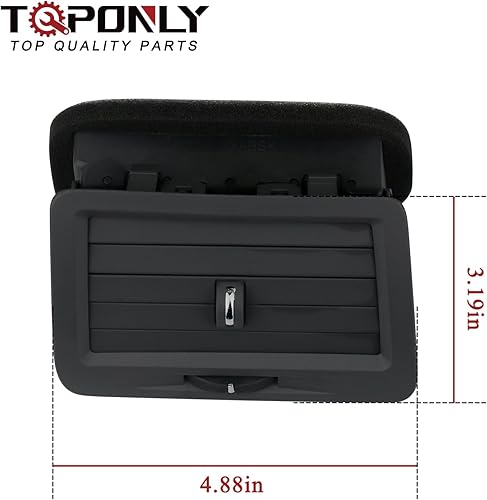 Miniatura 10 de TQPONLY Ventilación de salida de aire acondicionado  Compatible con Dodge Challenger 2008-2014  Lado delantero izquierdo del conductor