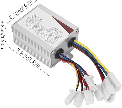 Miniatura 6 de VBESTLIFE Juego de empuñaduras de controlador eléctrico 24 V 500 W, juego de empuñaduras de acelerador para bicicleta Scooter