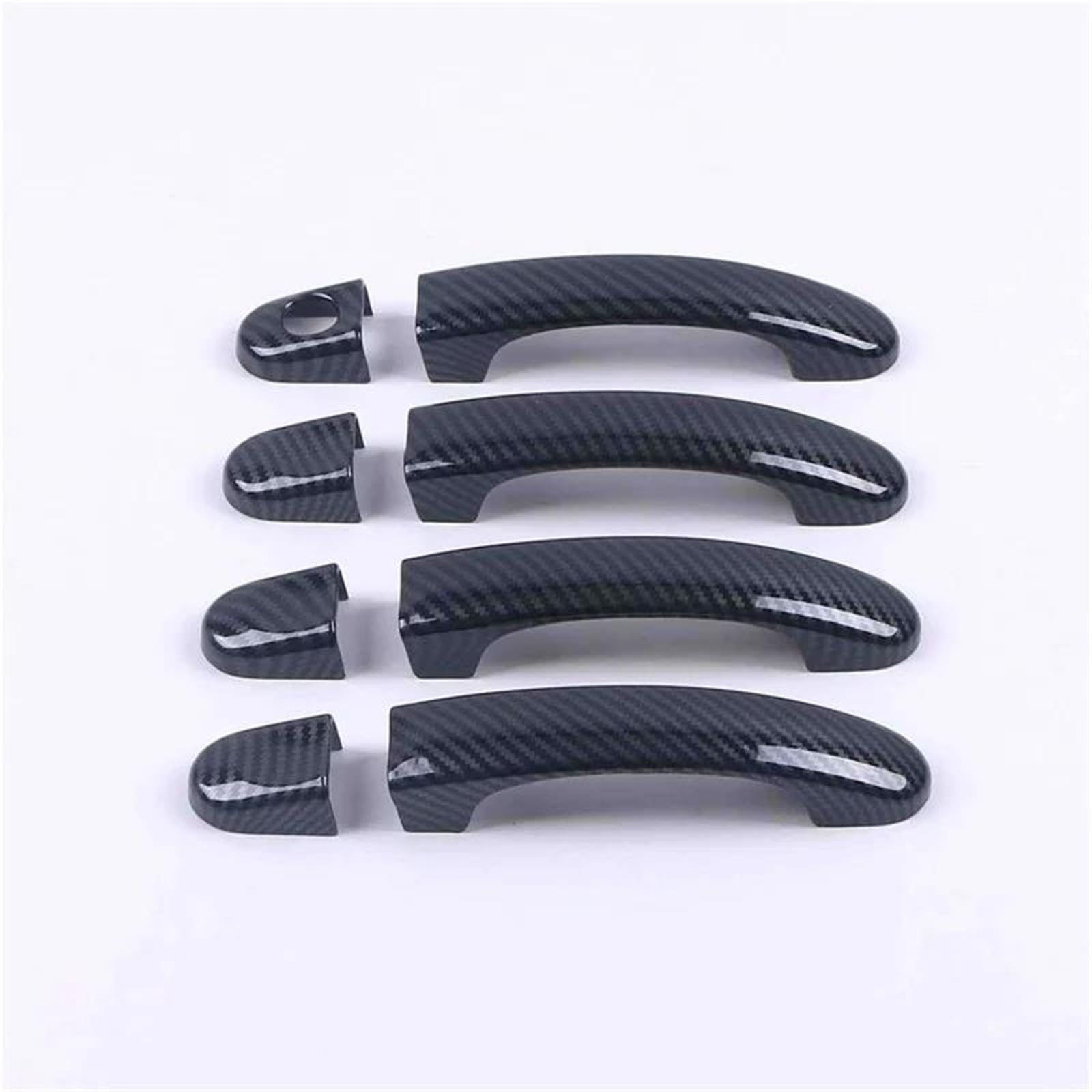 Kjhopy Style4 For Vw For Touran For Caddy T5 Transporter 2003-2015 Abs Chrome Door Handle Cover Trims Sticker Car Styling Accessories Exterior Door Handle(Style4)