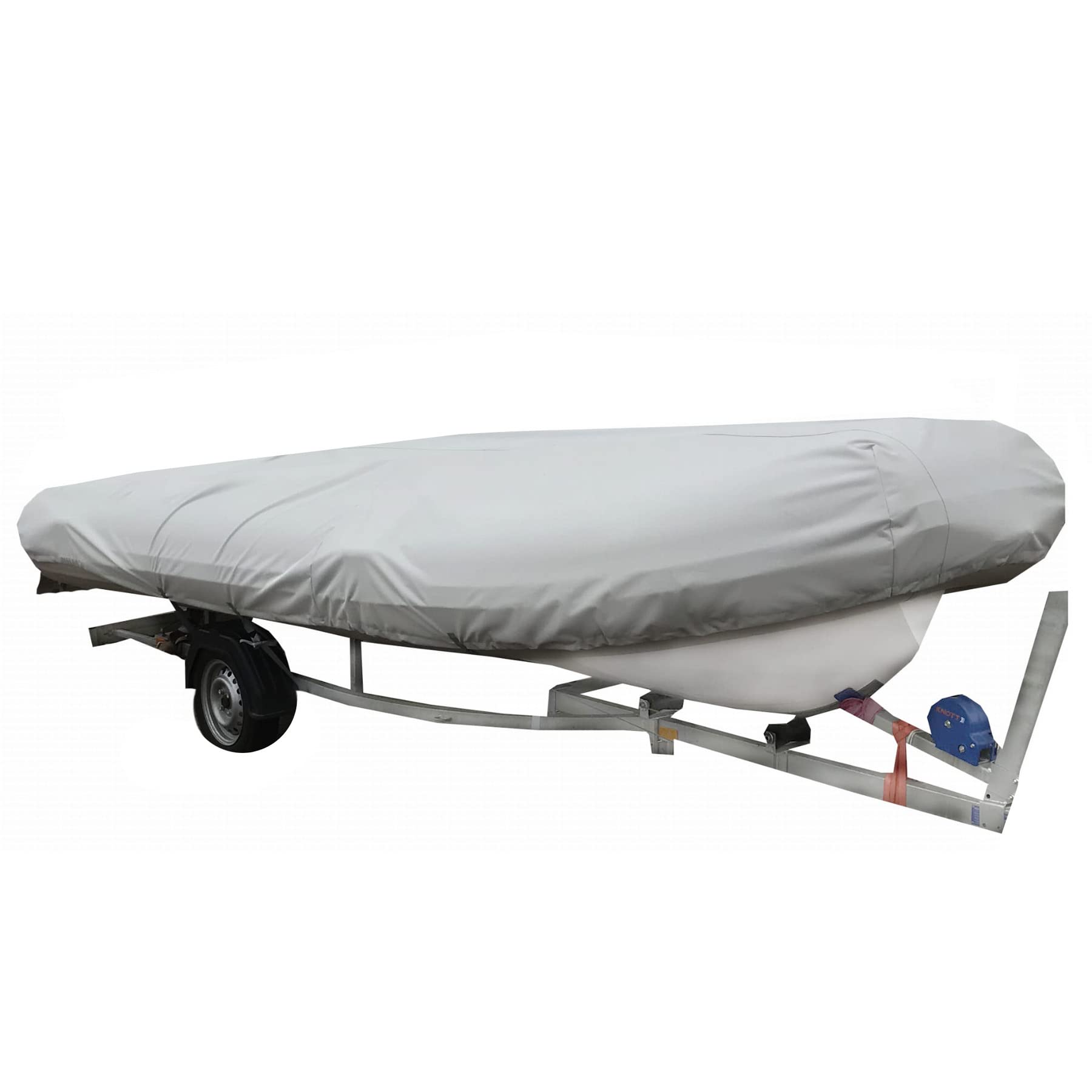 Schlauchboot Plane, Transport-/Hafenabdeckung, Wasserdicht Abdeckplane, Beschädigungs- und Abriebfest Persenning, Schmutzabweisend, Ganzjährig, 210 g/m2, Pontonlänge: 300-330 cm