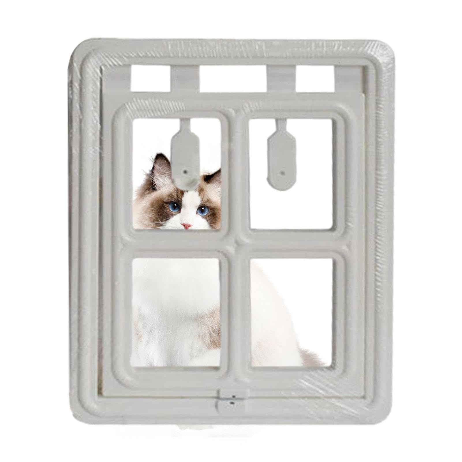 Trappes À Chat Accessoire Indispensable Pour Chien Et Animaux Installation | Chatière Magnétique De Fenêtre Volet Souple Isolé Imperméable Pour Accès Intérieur/Extérieur