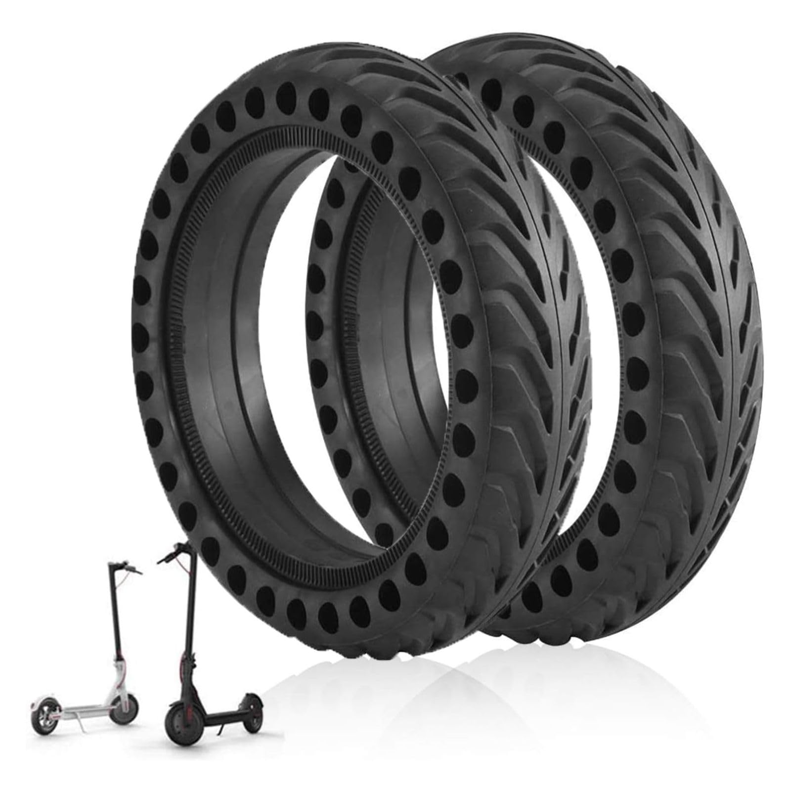 ANSENI Pneu Plein 8,5 Pouces Pneu de Remplacement Antidérapant pour Trottinette Électrique,Compatible avec Xiaomi M365/1S/Essential/Pro/Pro