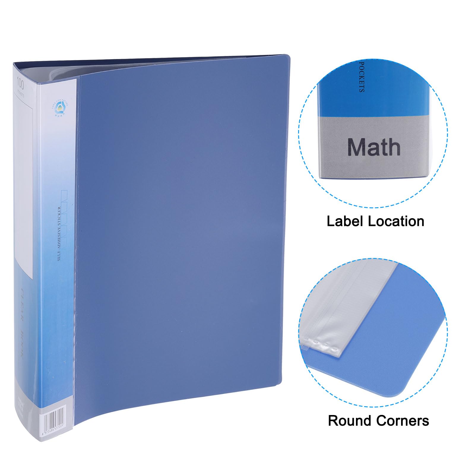 PATIKIL 8.5x11 Binders with Plastic Sleeve - Image 3