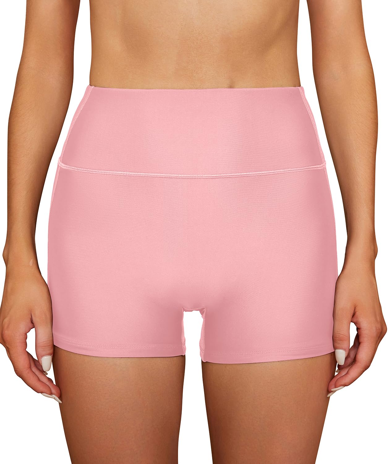 SHEKINI Traje de Baño para Mujer Elegante Ruched Bikini Falda Corta Incorporada Pantalones de Bikini Deportivo Verano Falda de Baño con Cordón de Playa — view 35