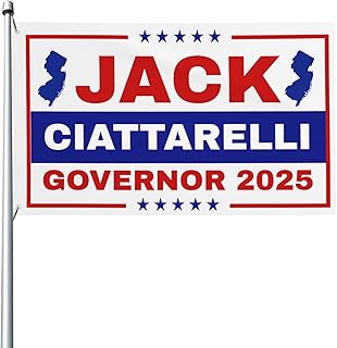 Jack 2025 flag Jack Ciattarelli For New Jersey Governor 3x5 Banner Yard Outdoor Flags