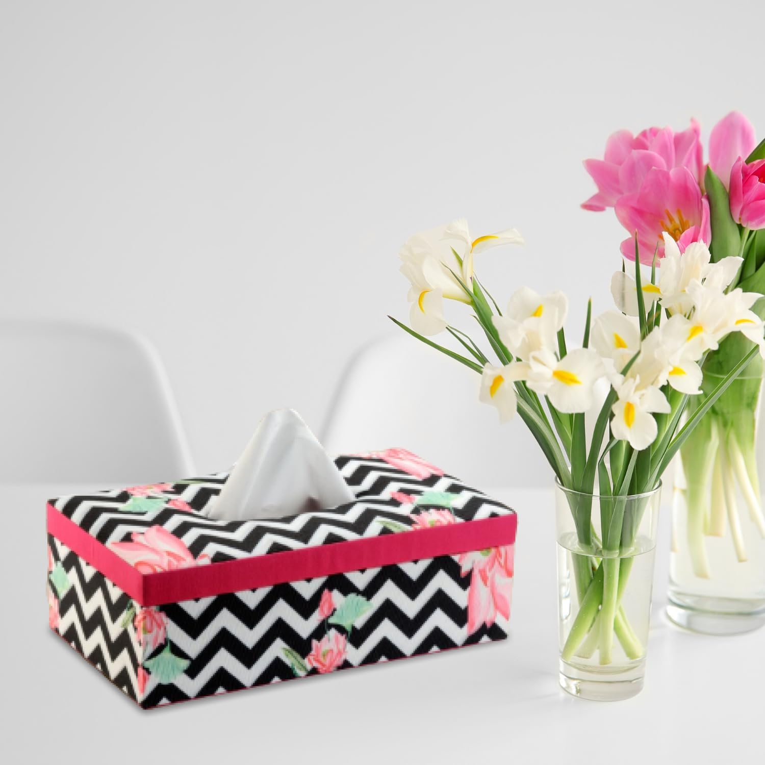 SEJ BY NISHA GUPTA Tissue Box Holder Wooden | Tissue Paper Box Holder | Tissue for Kitchen Use | Tissue Holder Dining Table | Tissue Boxes for Home | Car Tissues Box | Tissue Box for Gifting, Office-picture-16