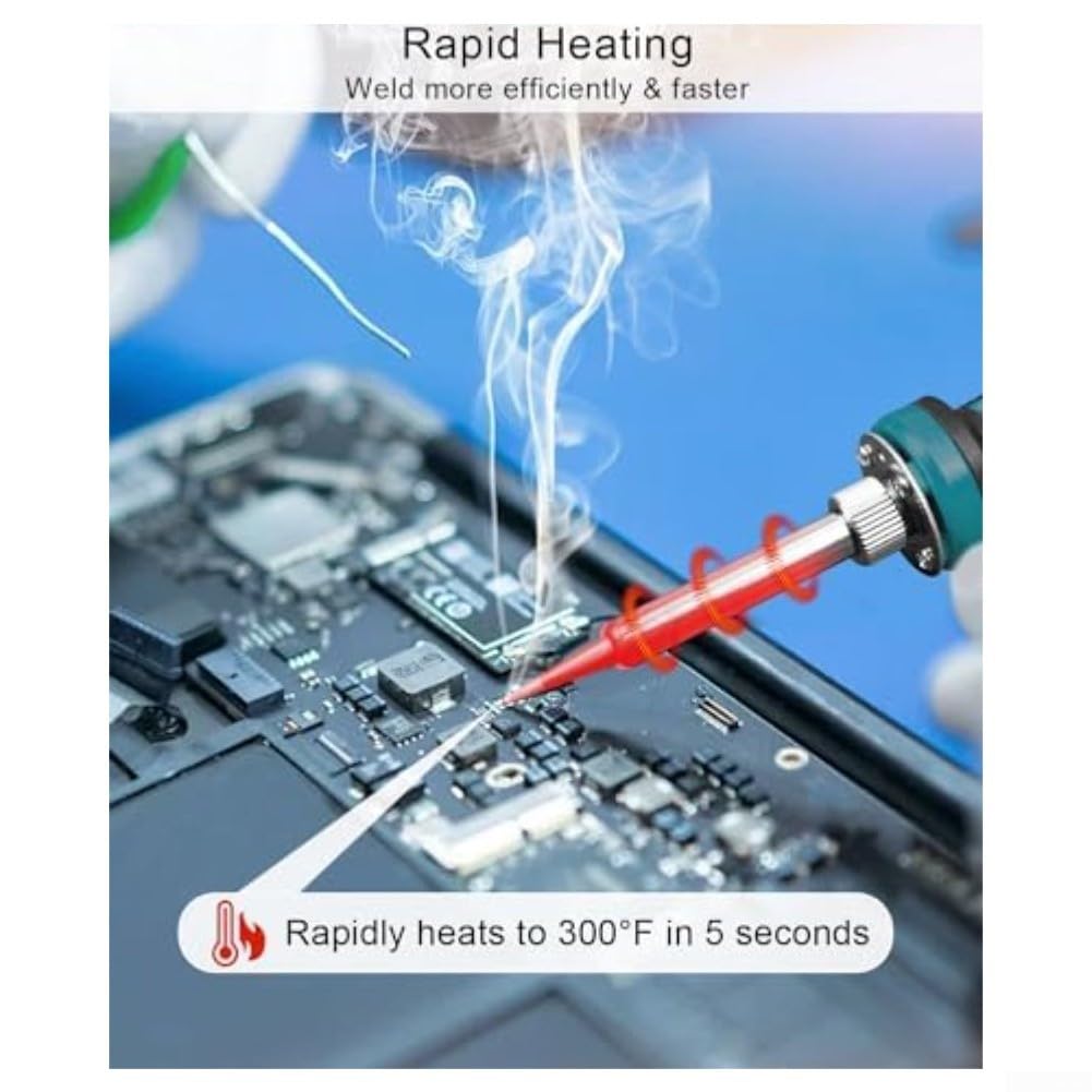 Ferro da Saldo Portatile 300-510°C per DIY