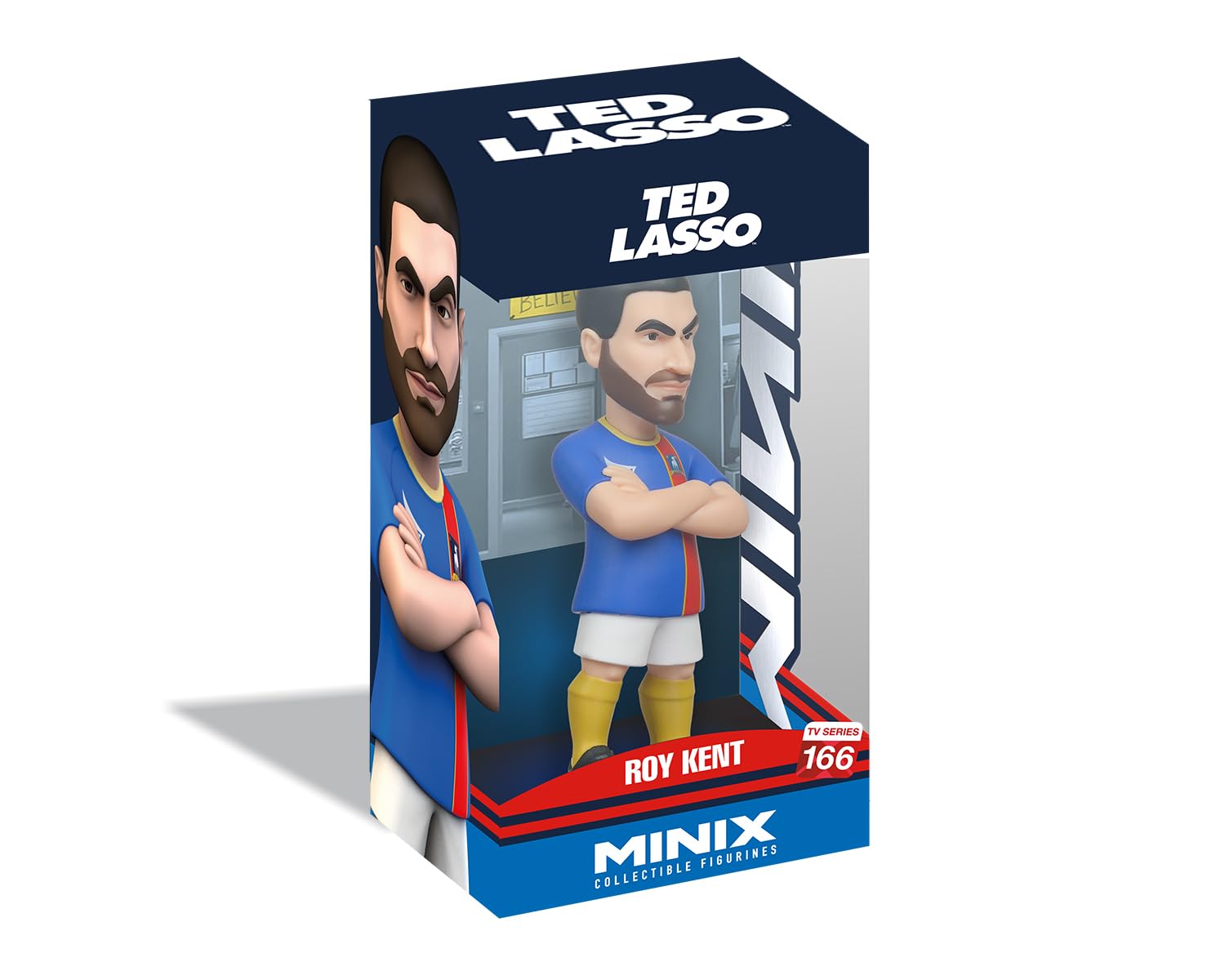 MINIX Roy Kent Model – Collectible Action 12cm Figure TV Show Icon Range Ted Lasso for Fans