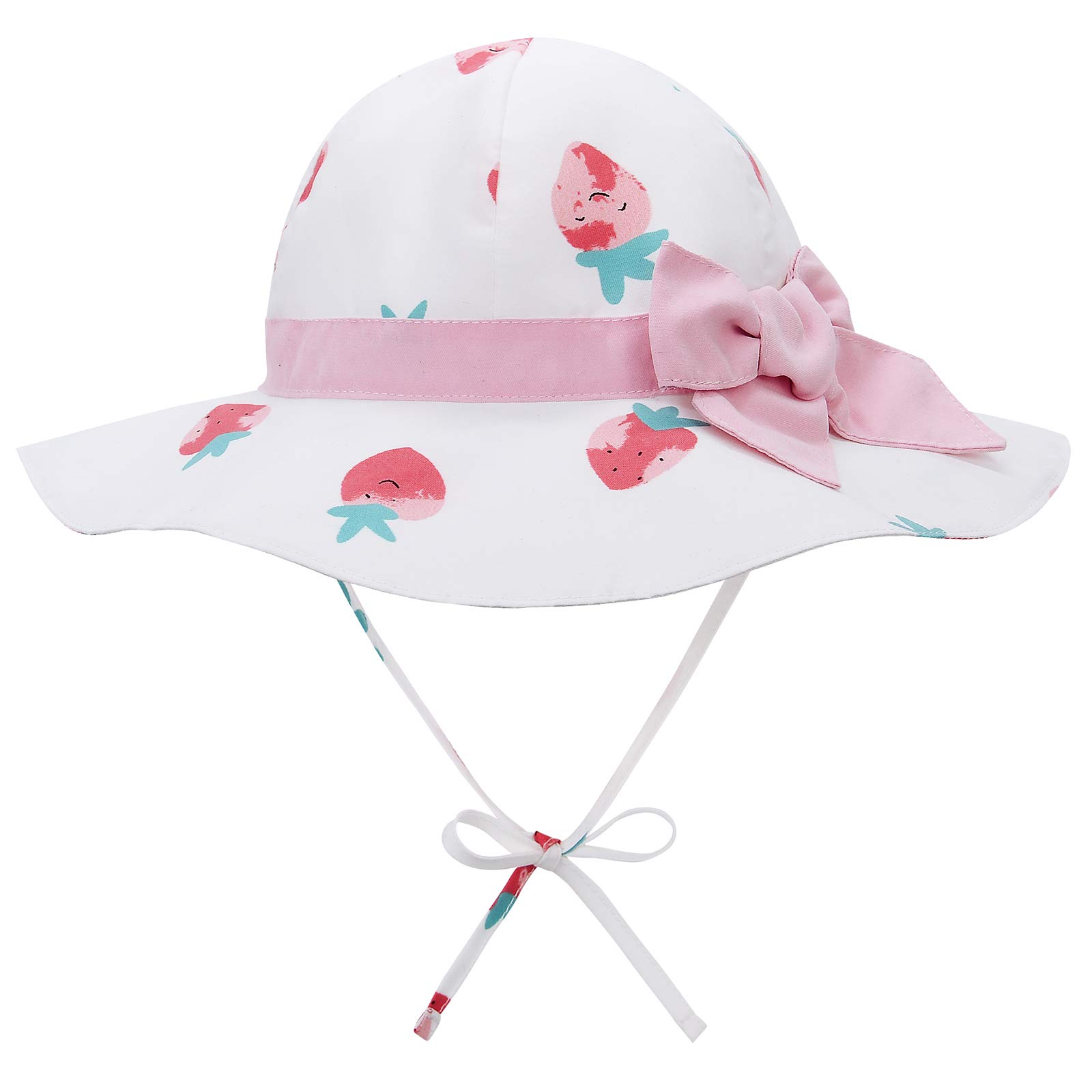Cappello da sole per bambini, protezione UPF 50+, per l'estate, per la spiaggia, a tesa larga