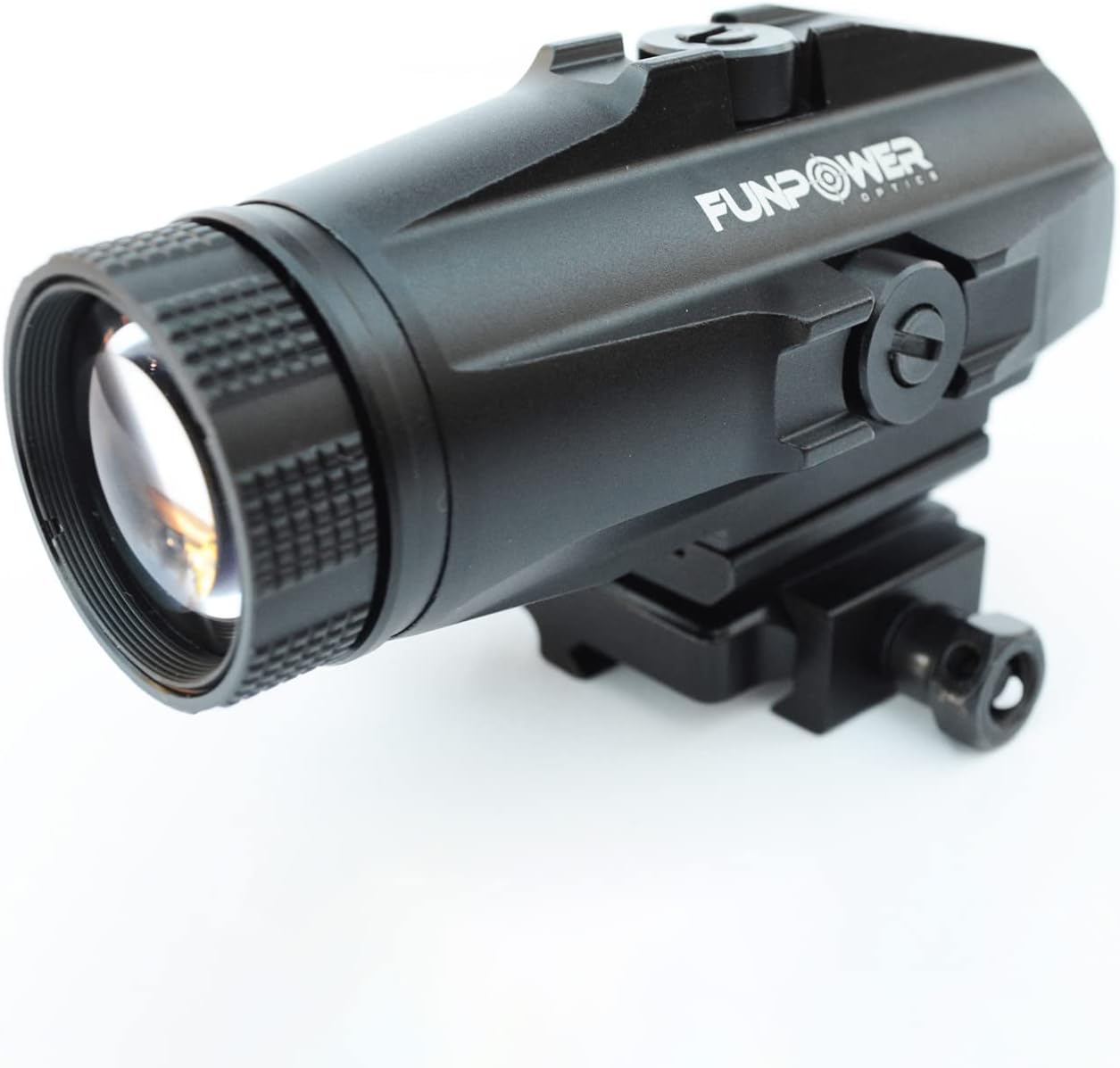 Funpoweroptics 3X Red Dot Magnifier Rifle Scope Sight & 45