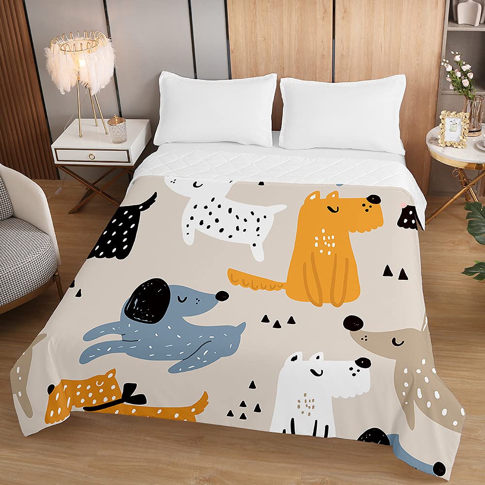 Copriletto Trapuntato Cane 3D - Matrimoniale 200x230 Cm, Leggero Per Primavera/Estate - Foto 10