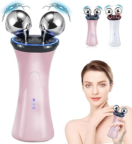 Dispositivo facial de microcorriente, masajeador facial eléctrico, dispositivo facial de microcorriente para cara y cuello, el mejor regalo para