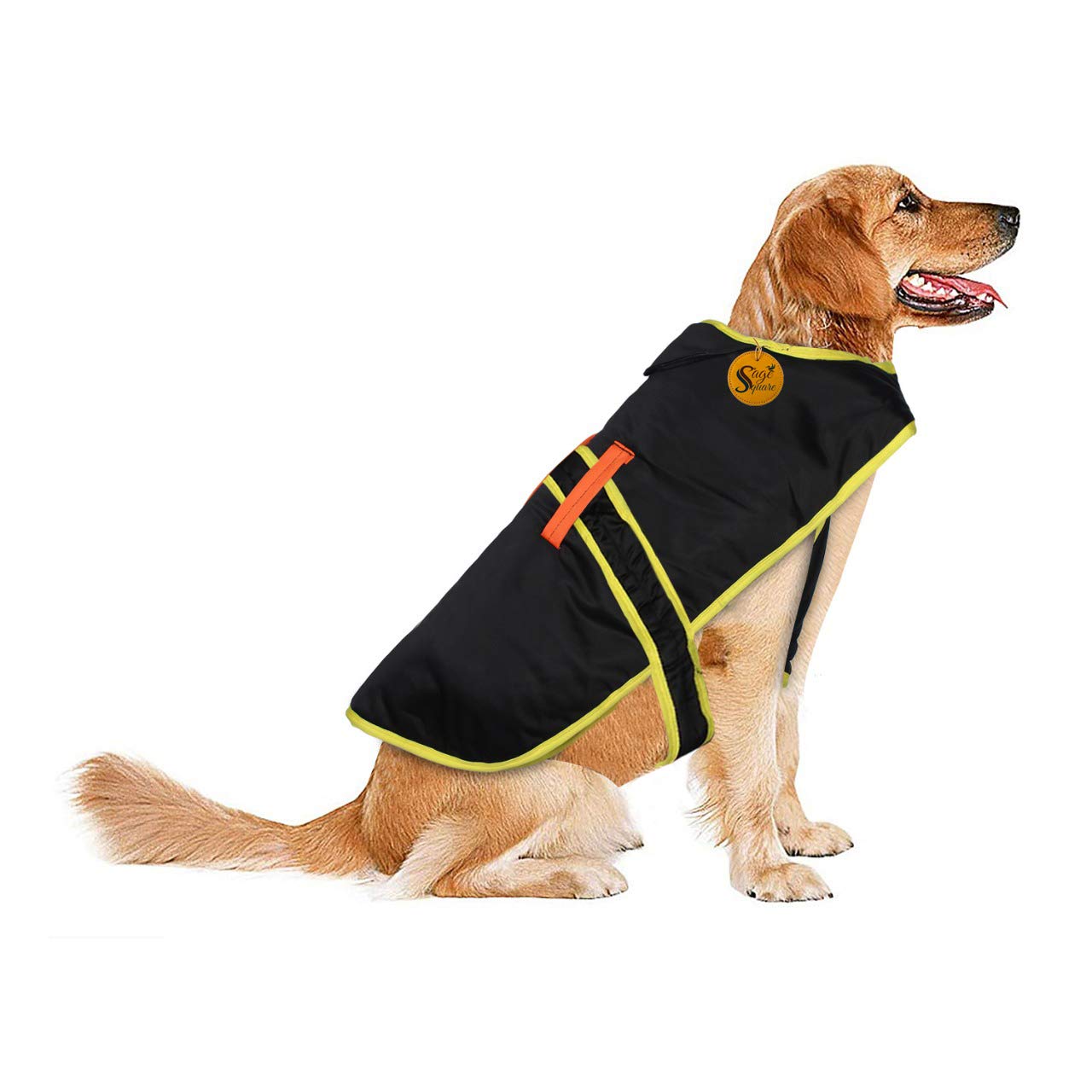 Sage Square Dog Winter Ultra Comfortable Warm Coat, Thicker Fleece Dog Hoodie Vest for Cold Weather (Small-Medium - 16 Inch, Design 5)