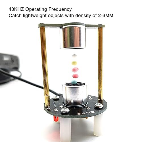 Miniatura 3 de Kit de práctica de soldadura de levitador ultrasónico, kit electrónico de levitación para experimentos de enseñanza científica, piezas de ensamblaje