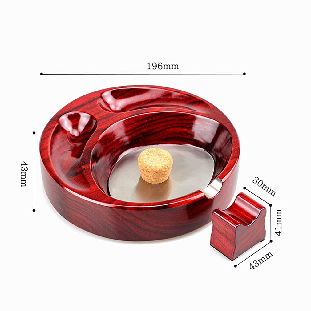 Amazon.co.jp: タバコパイプ 灰皿 コルク付き 木製 タバコパイプ