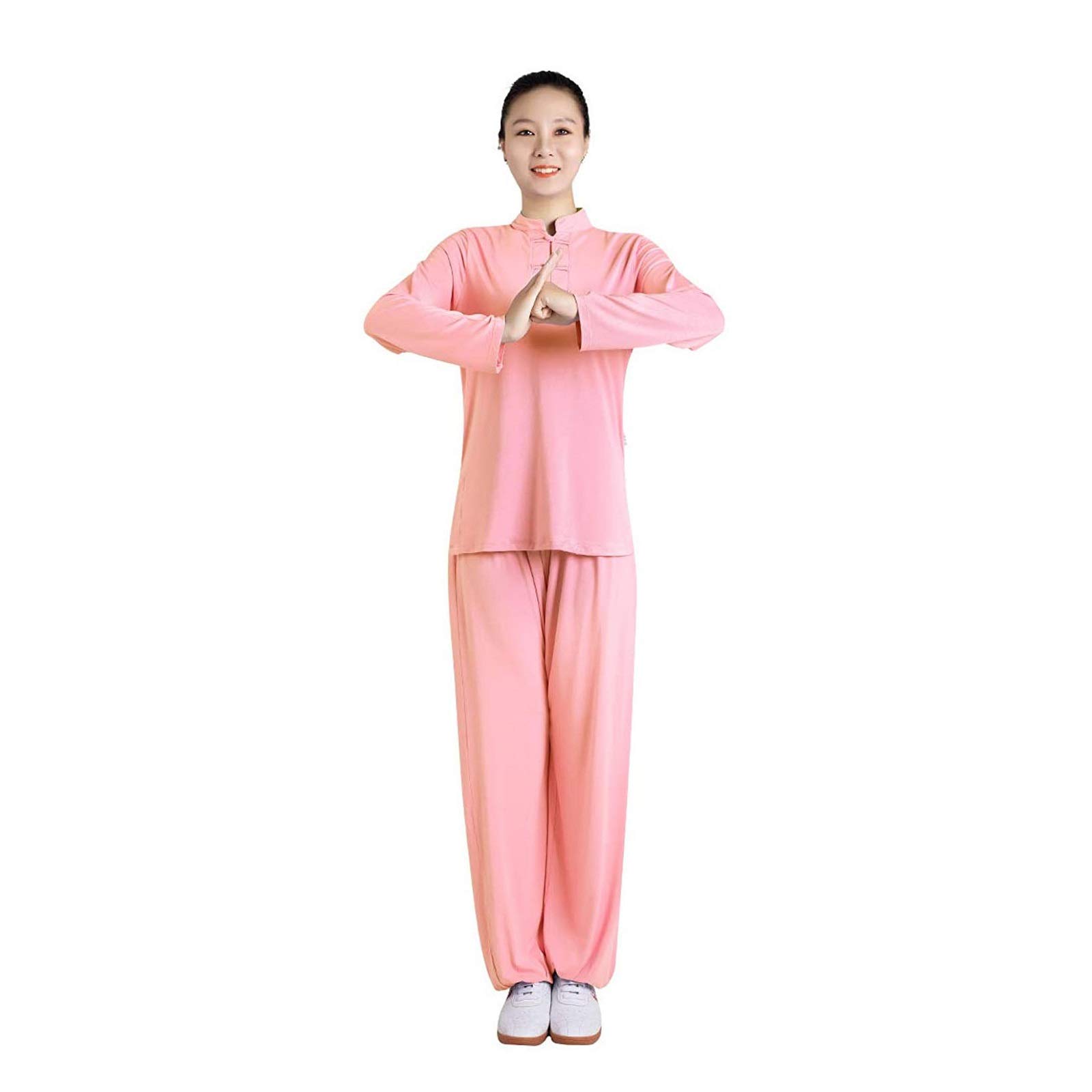 Costume de Tai Chi pour femme aux finitions soignées pour la méditation Zen
