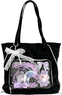 [Manatsulife] 痛バッグ 痛バ 2way 切り替え可能 トートバッグ リュック クリアバ 推し活バッグ デコバ A4対応 拡張可能 JK オタ活 推し活 応援 グッズ レディース 軽量 通学 通勤 TB08