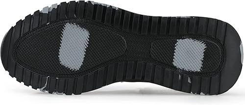 Miniatura 4 de ORISTACO Botas de tripulación de seguridad en el trabajo, zapatillas de deporte ligeras y transpirables con punta de acero