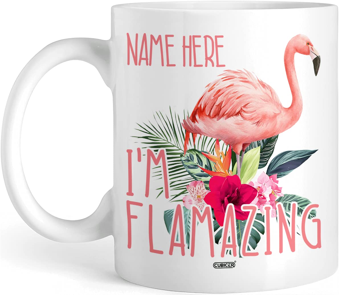 Amazon.com: CUBICER Personalized White Ceramic Coffee Mug Mugs