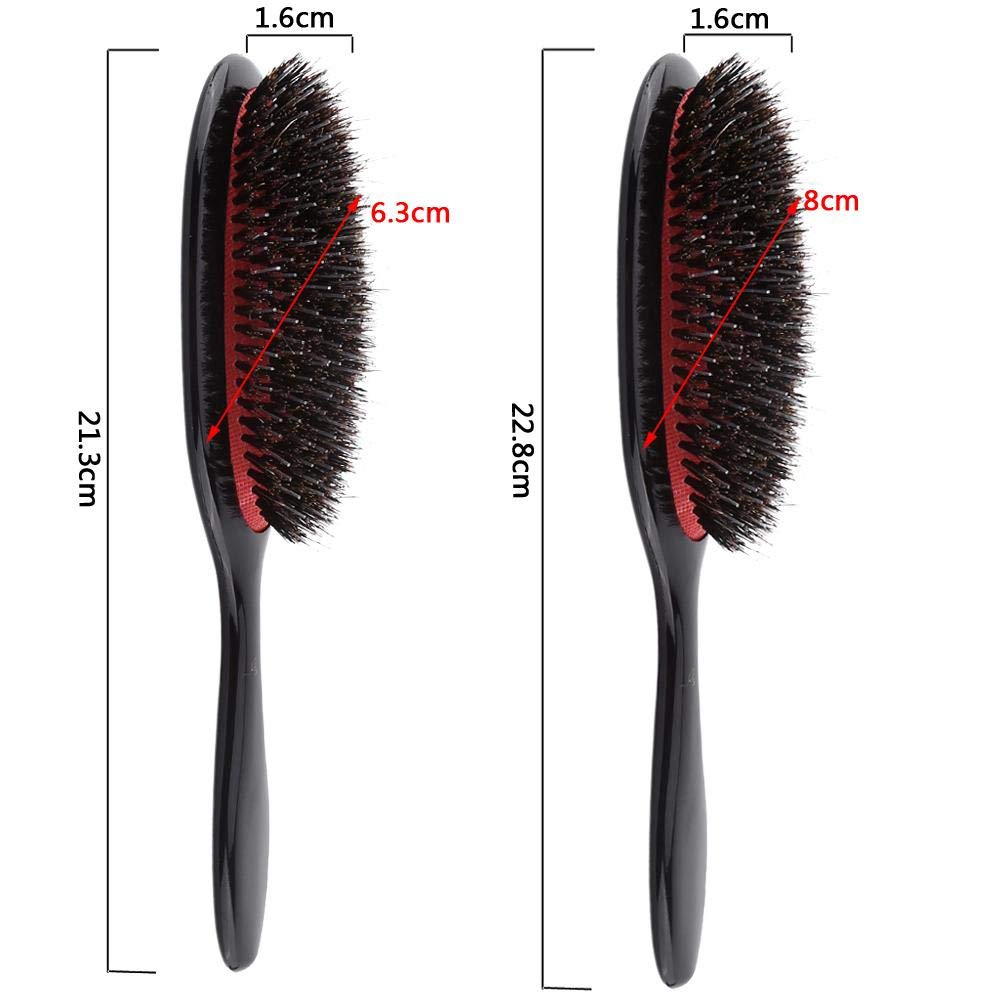 2 Sizes Oval Hair Comb Brush Paddle Detangling Straightening Hair Brush Scalp Massage Care Tool (L) - Image 3