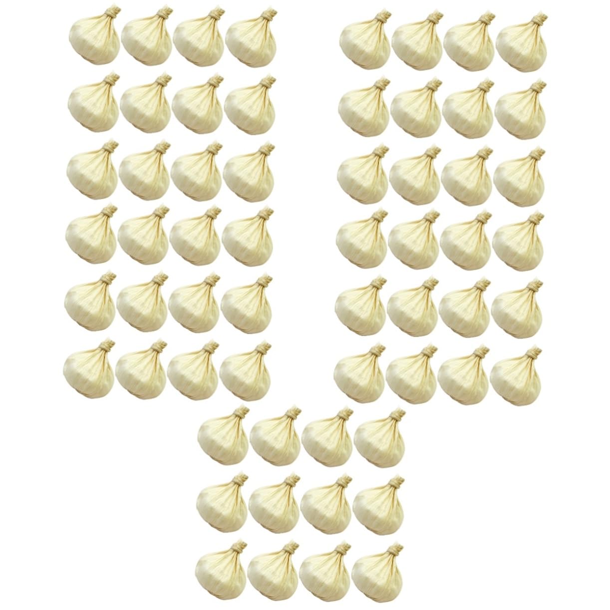 DECHOUS 60 Pcs Artificial Garlic Vegetable Photo Props Artificial Vegetable Decoration Simulation Garlic Emulated Garlic Party Props Garlic Decor Foam Newborn Purple Skin Onion Halloween