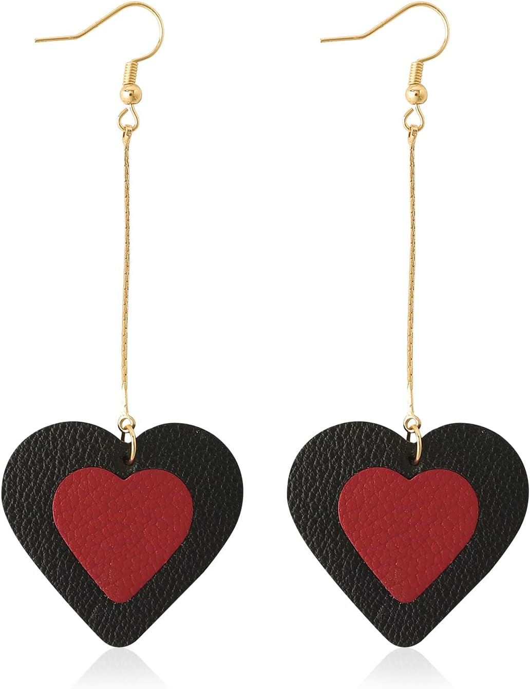 Triangle Geometric Leather Dangle Earrings for Women Kuwait Ubuy