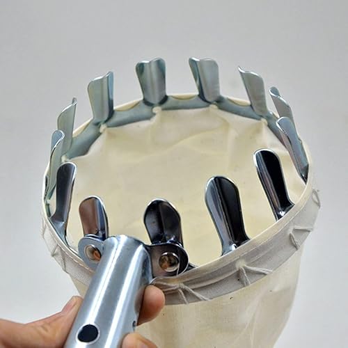 Miniatura 6 de Herramienta recolectora de frutas, herramienta de metal para recoger cerezas, cabezal de cesta de recogedor de frutas, accesorio para cosechadora de