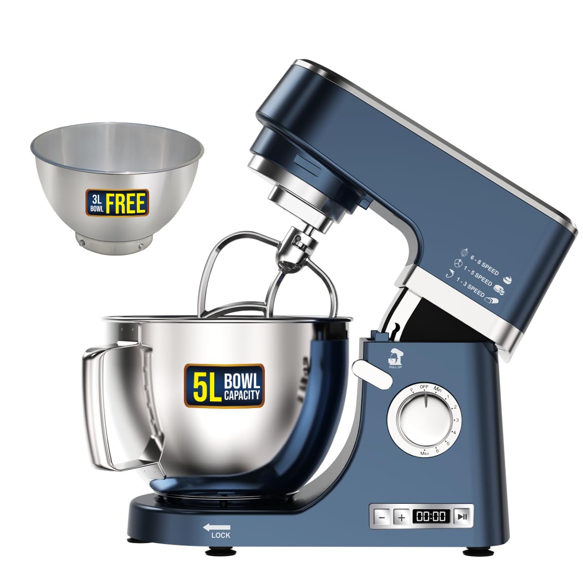 Buy INALSA Stand Mixer With Die Cast Body & Free Mixing Bowl Worth Rs