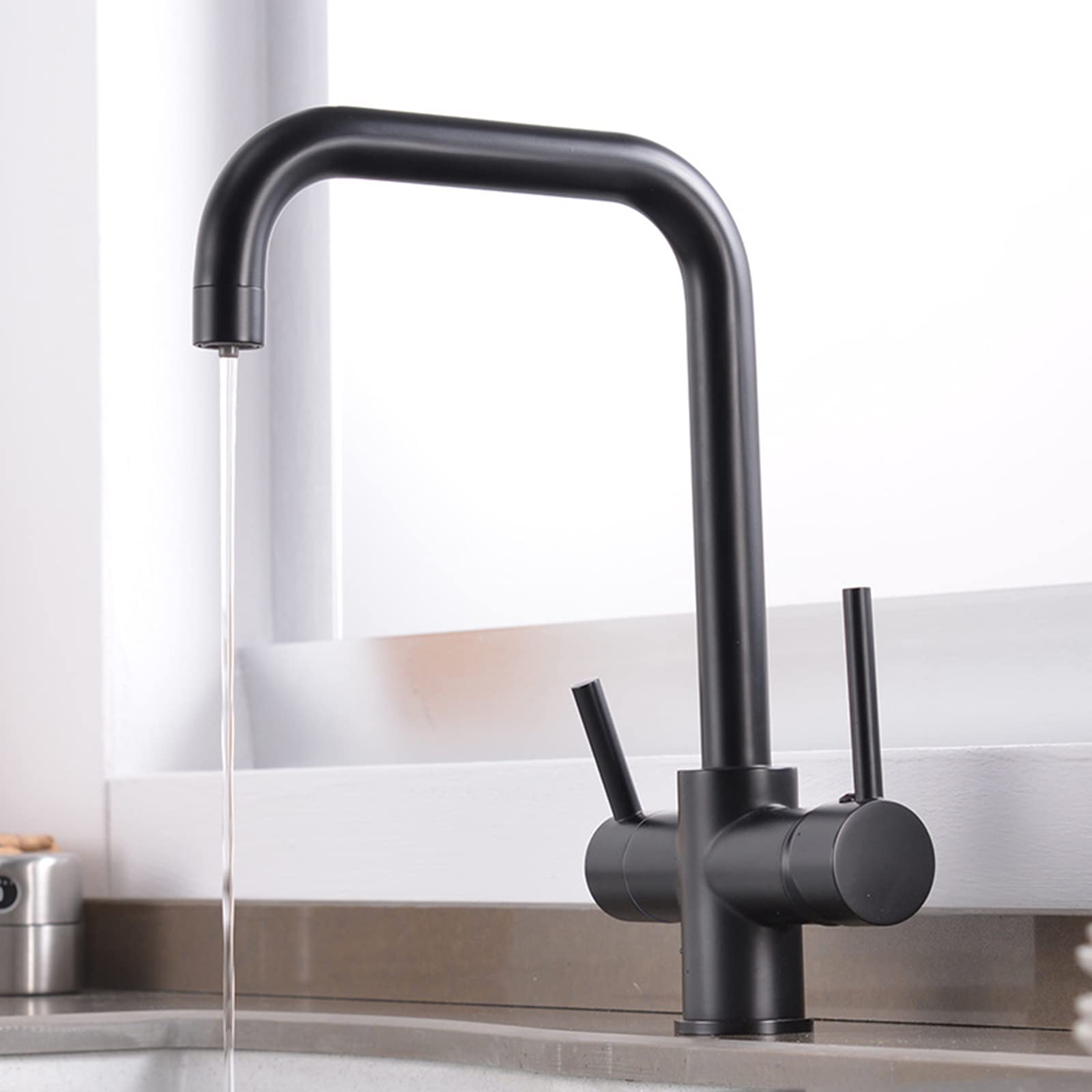 Robinet de cuisine à 3 voies pour éliminer les carafes et filtrer l'eau