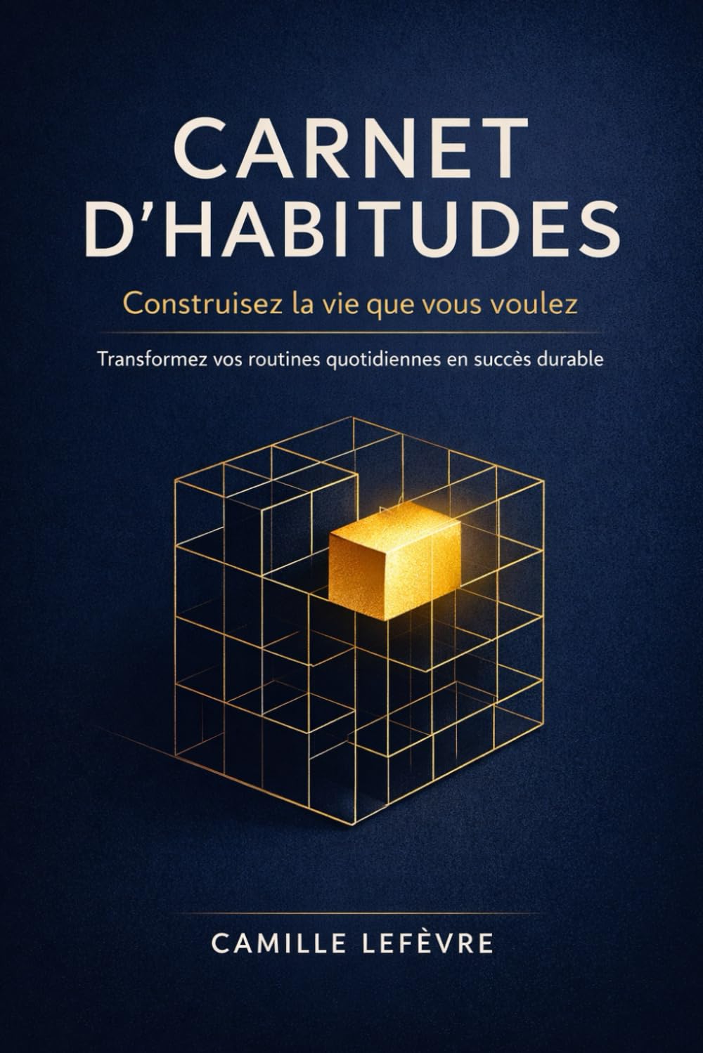 Carnet d’habitudes : Construisez la vie que vous voulez: Transformez vos routines quotidiennes en succès durable