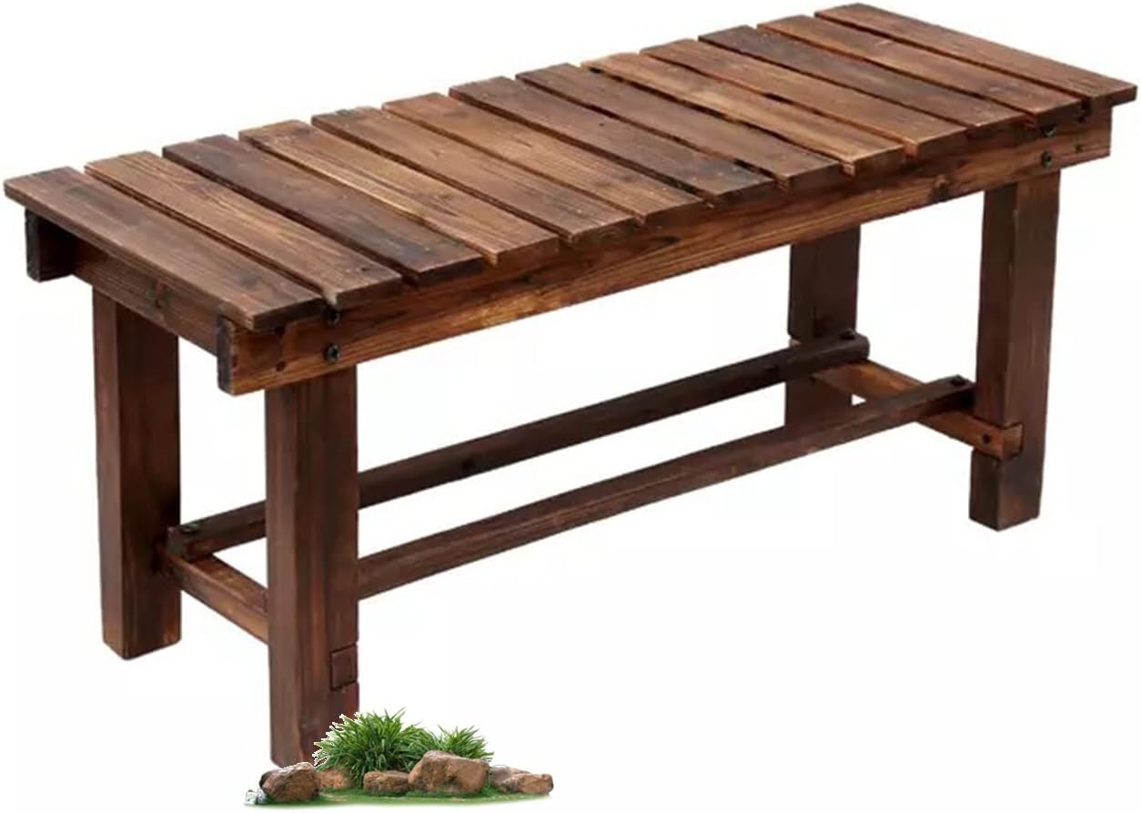 LSPYYDS Garden Bench for Outdoors 2Person Wood Bench