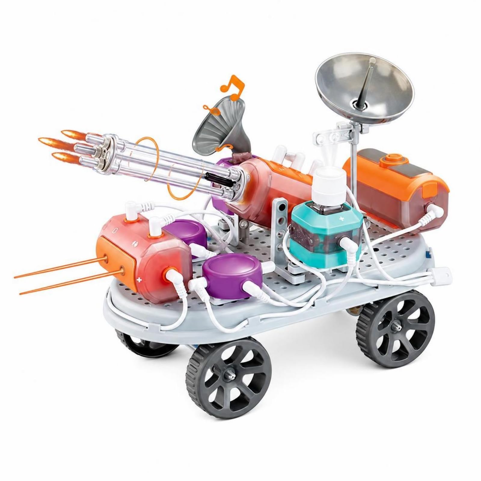 Kit d’expériences Scientifiques Pratique | Modulaire, J Scientifique configurable, Créatif, Kit Circuits Électriques, pr École, Élèves, 2250J