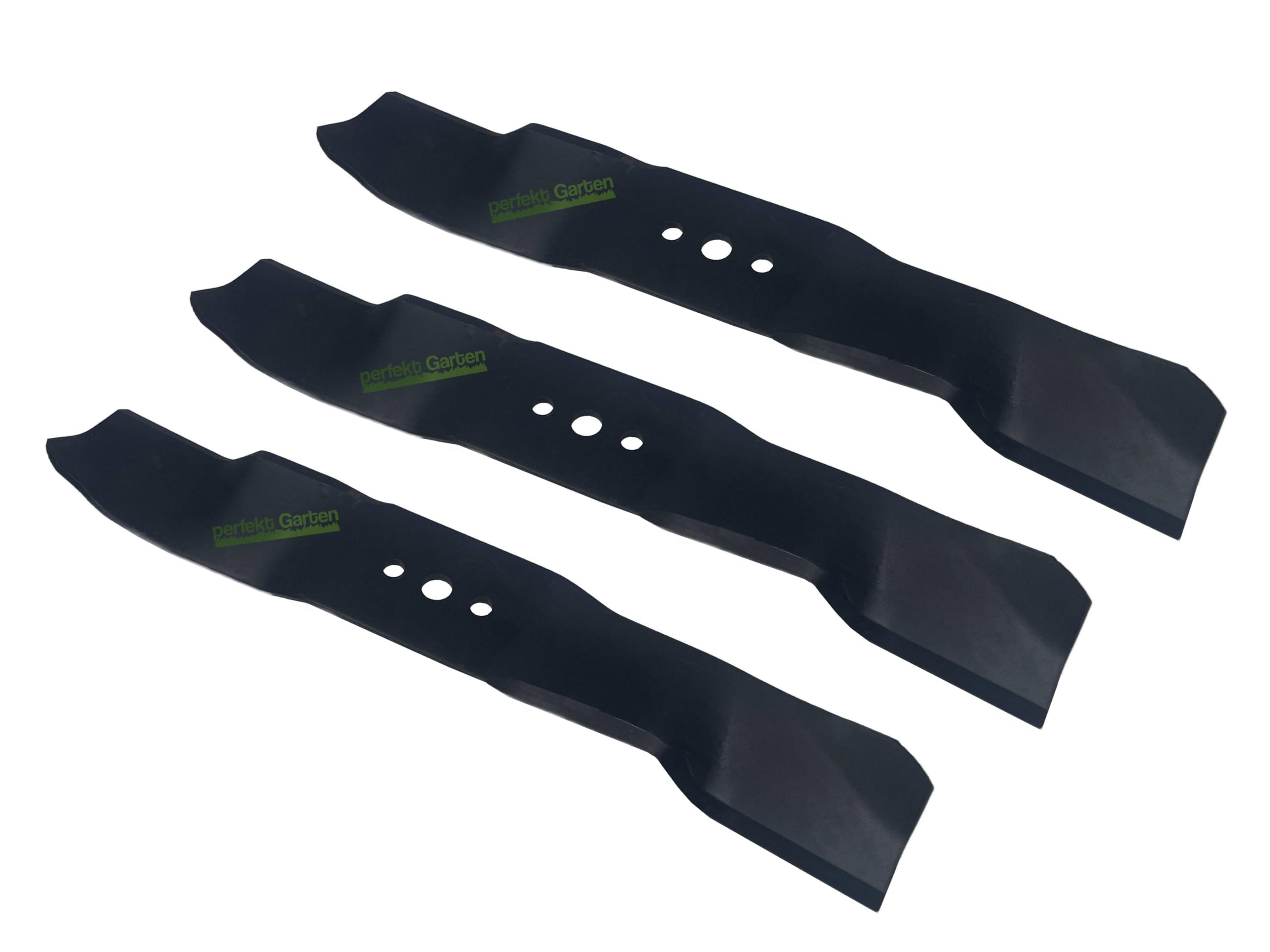 Lames de Mulching PerfectGarden 3 x 39 cm compatibles avec Husqvarna PR 17 R 418 422 TS AWD / 504 19 04-10/504490401