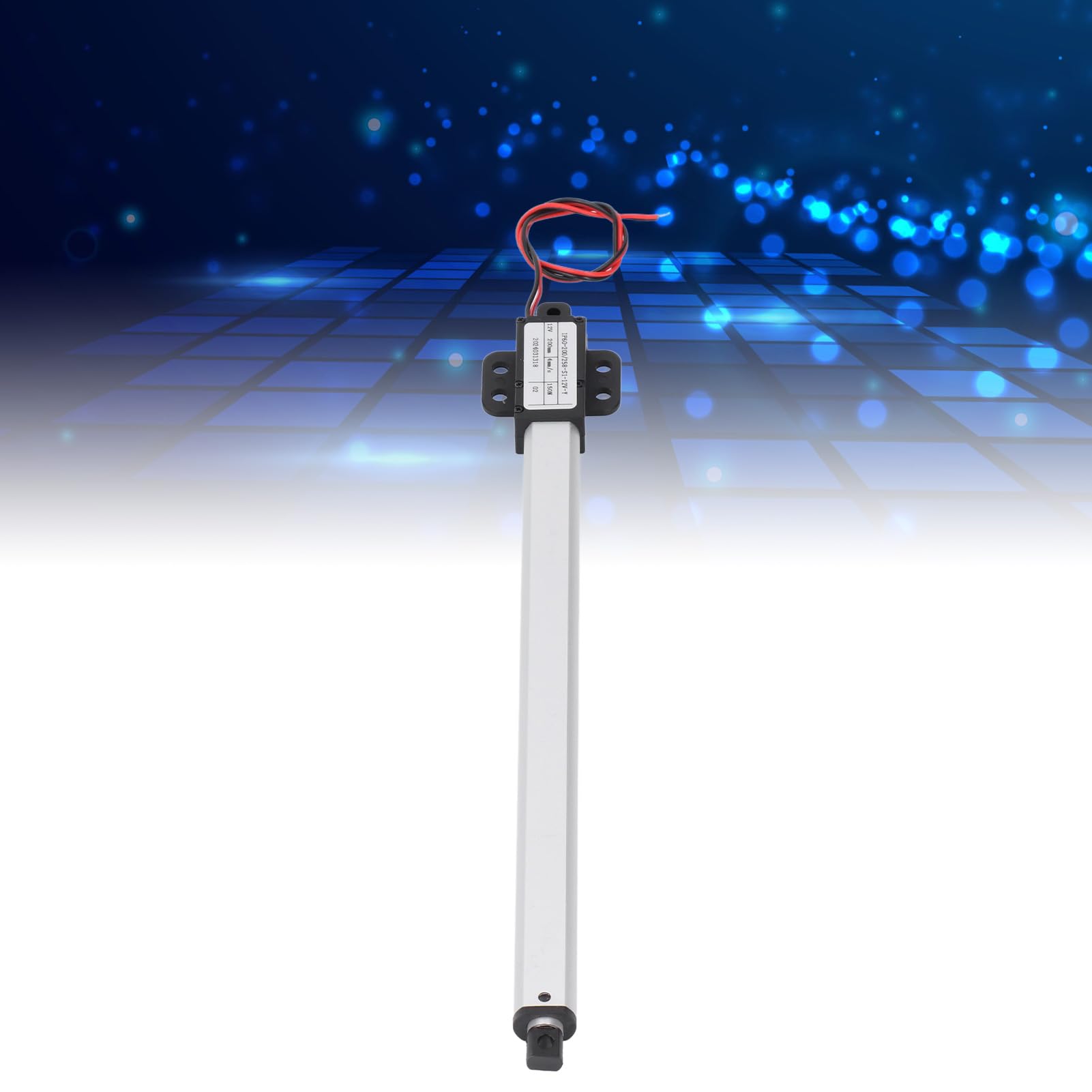 Siłownik liniowy DC12V, skok 200 mm, siła ciągu 150 N, prędkość 4 mm/s, automatyczny siłownik ruchu podnoszenia do automatyki gospodarstwa domowego w fabrykach maszyn rolniczych