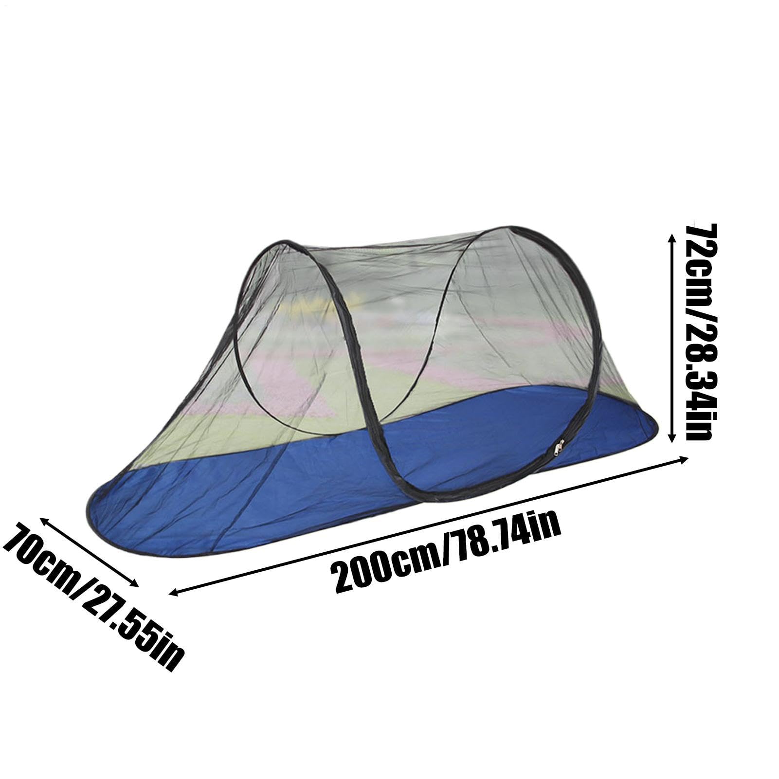 Zanzariera Portatile Cupola A Rete Pop-up Oxford Impermeabile | Zanzariera Da 201x71x71 Cm per Giardino Terrazzo Campeggio Picnic Balcone Viaggio Casa Auto