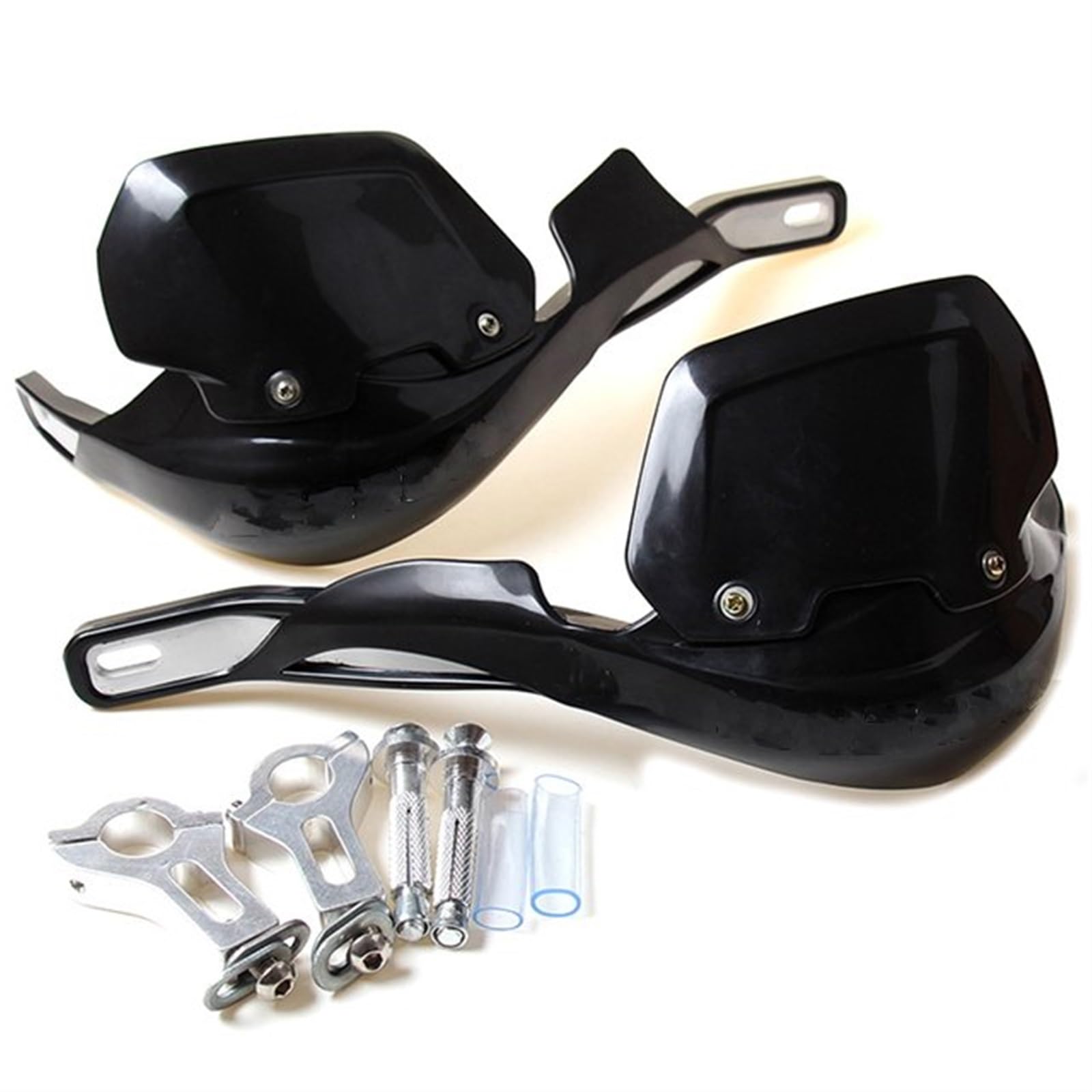Guardamanos Para SUZUKI Para KAWASAKI Para YA.MA.HA 22MM 28MM Motocicleta Handguard Hand Handlebar Handle Bar Guard Protect Puños De Moto (Color : Black 22mm)