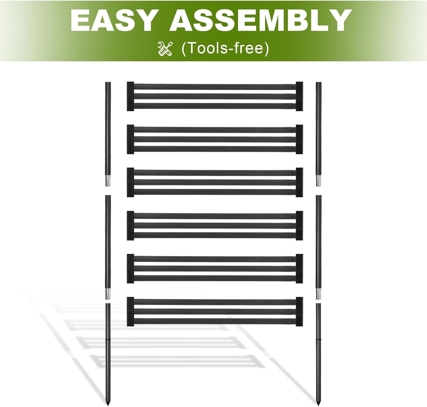 Outdoor Metal Privacy Screens, Outside Decorative Panels Divider - Trash Can Screens, Privacy Blockage, Metal Outdoor Fence,for Patio, Lawn, Garden
