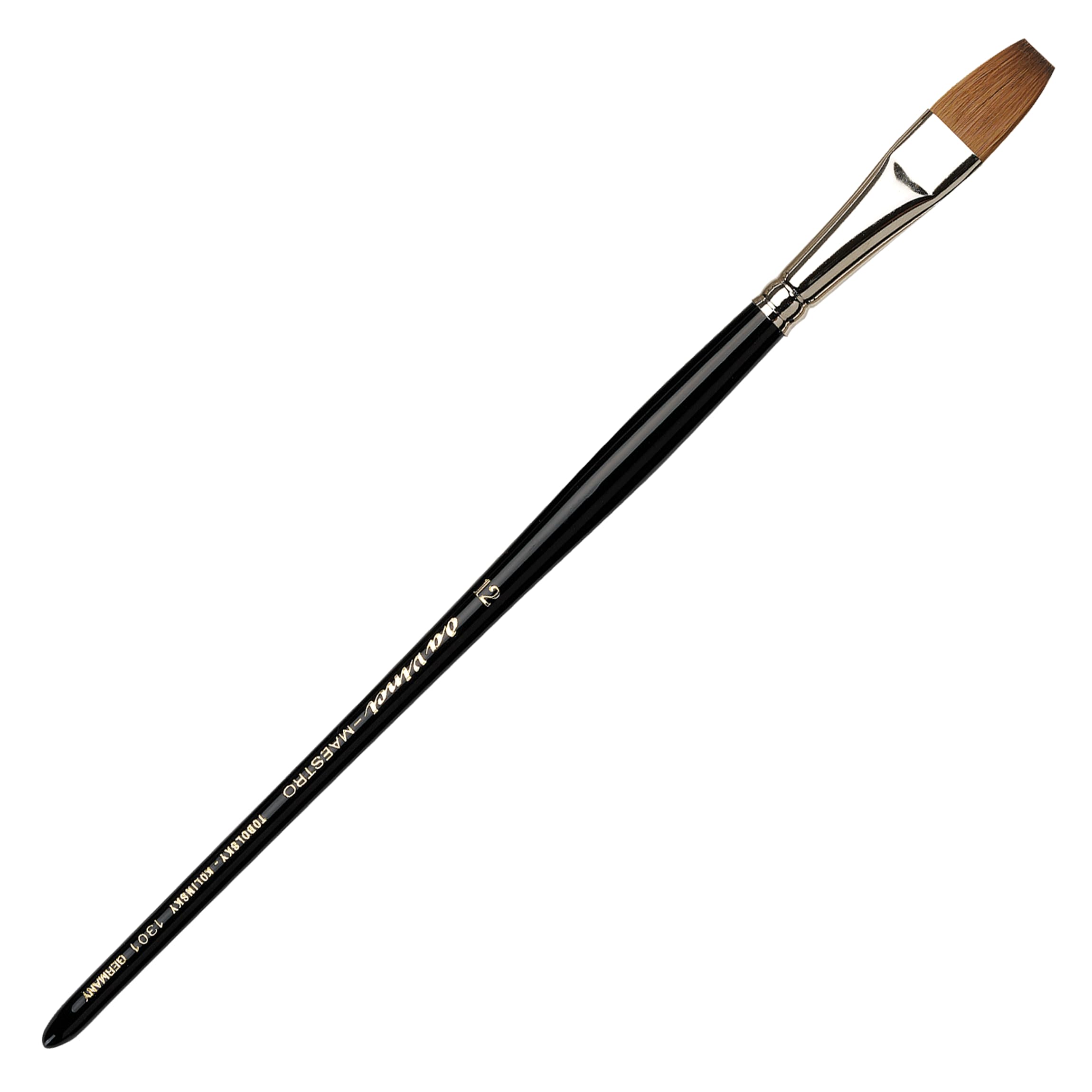 Amazon.co.jp: ダヴィンチ 水彩画筆 シリーズ1301 マエストロ 12号 平