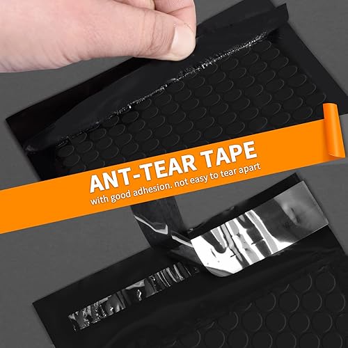 Miniatura 4 de Sobres de burbujas, sobres de burbujas acolchados de polietileno de 8.5 x 11 pulgadas, paquete de 50 sobres de burbujas, opacos, autoadhesivos,