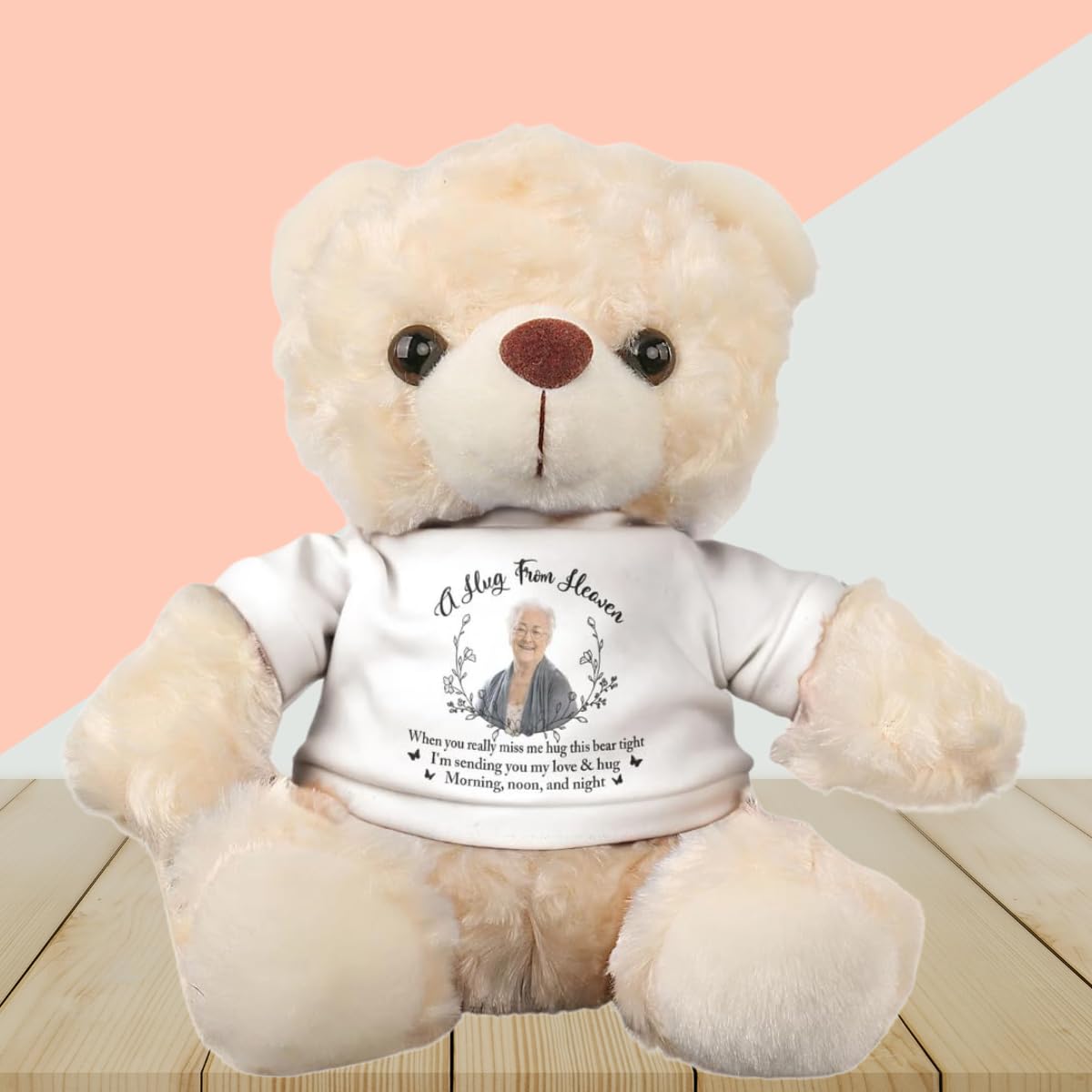 Amazon.com: A Hug From Heaven Bear – Personalized Memorial Teddy