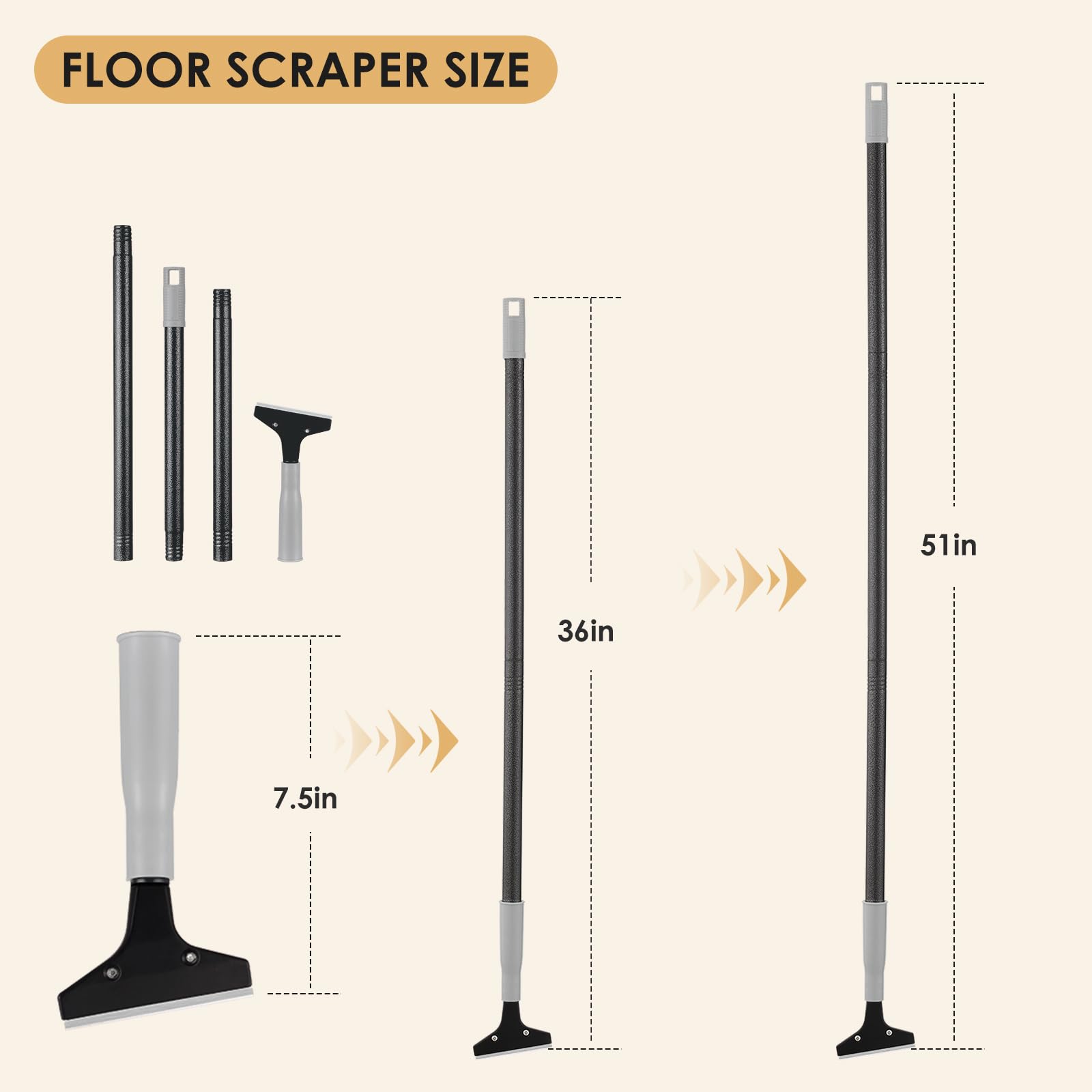 4 Inch Razorblade Snapklik.com : Heavy-Duty Floor Scraper, 4-Inch Razor Blade Scraper ...