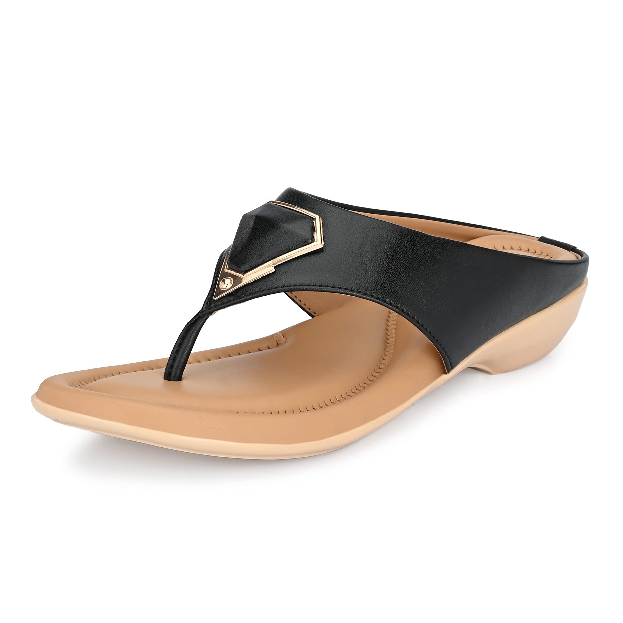 Centrino Womens 3804 BLACK Thong Comfortable Ortho Care Ladies | Fashion Wear Sandal & Chappal | Soft Cushioned for More comfort-5 Kids UK (3804-4) (B09G6TZQZY) Amazon Price History, Amazon Price Tracker
