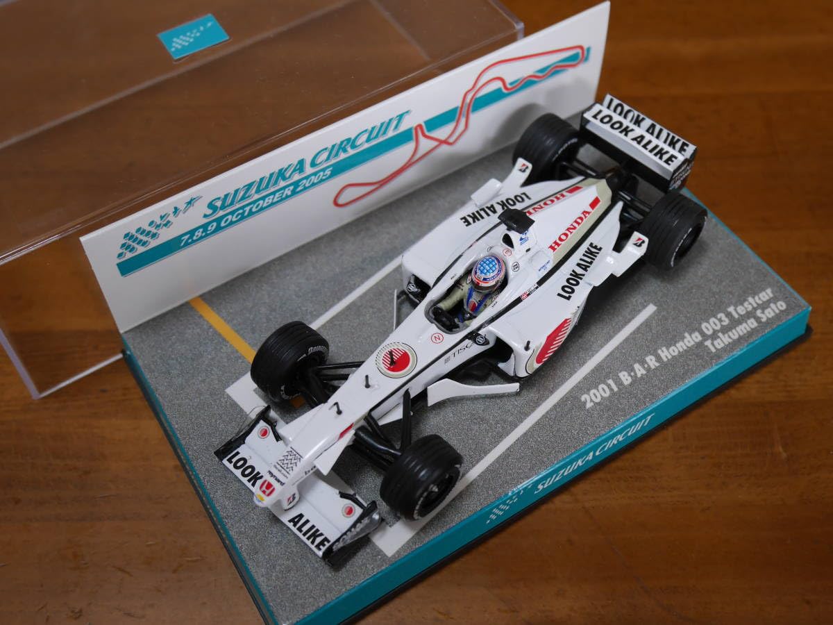Amazon | 1/43 ミニチャンプス BAR 003 テストカー 佐藤琢磨