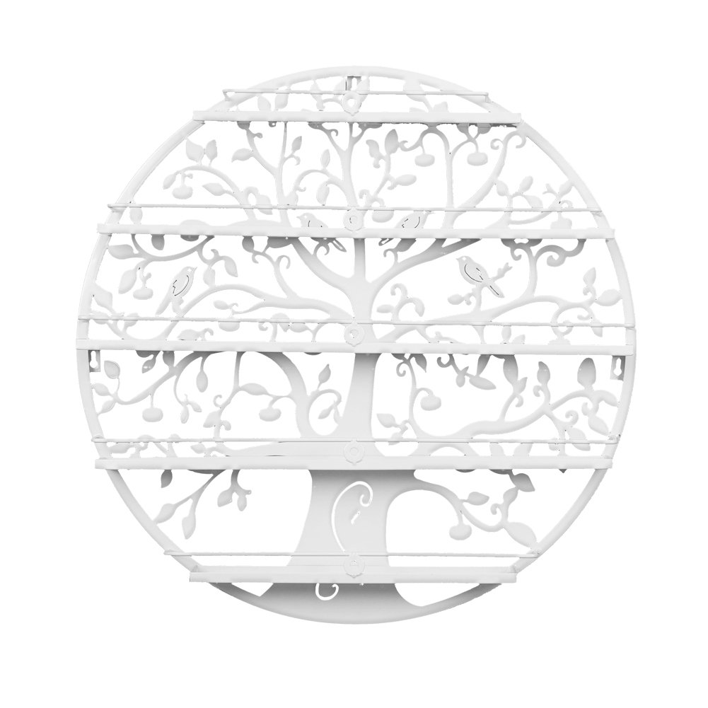Étagère murale 5 niveaux en métal pour vernis à ongles, aromathérapie, huiles essentielles, étagère à rouge à lèvres, présentoir, rangement, cadeau de Saint-Valentin